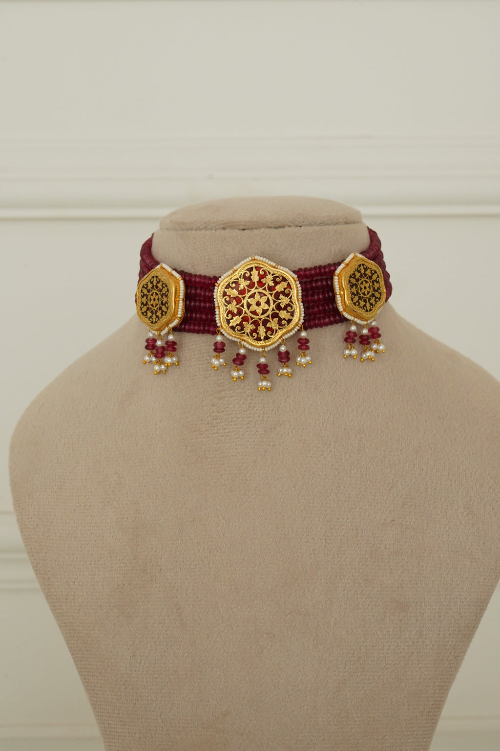 10 Paise Thewa Choker