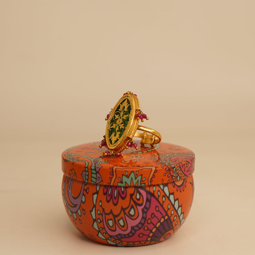 Thewa art ring